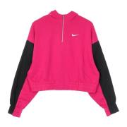 Nike Sportswear Icon Clash Cropped Hoodie Pink, Dam