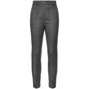 Pinko Högmidjade Skinny Byxor Grå Gray, Dam