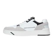 John Galliano Sneakers Vit White, Herr