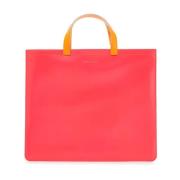 Comme des Garçons Fluorescerande Läder Toteväska Multicolor, Dam