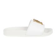 Dsquared2 Bianco/Oro Vintage Slide Sandaler White, Dam