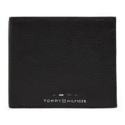 Tommy Hilfiger Svart Läder Insida Fickplånbok Black, Herr