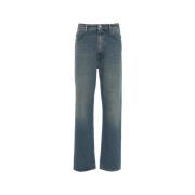 Closed Blå Straight Jeans Aw24 Blue, Herr