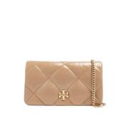 Tory Burch Diamantquiltad Axelväska Beige, Dam