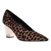 Baldinini Court shoes in leopard-print pony skin Multicolor, Dam