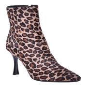 Baldinini Ankle boots in leopard-print pony skin Multicolor, Dam