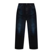 Balenciaga Jeans med vintageeffekt Blue, Herr