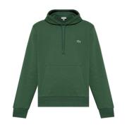 Lacoste Sweatshirt med logotyp Green, Herr