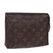 Louis Vuitton Vintage Pre-owned Canvas necessrer Brown, Dam