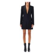 Philosophy di Lorenzo Serafini V-ringad Mini Klänning Black, Dam