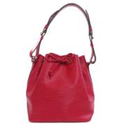 Louis Vuitton Vintage Pre-owned Laeder axelremsvskor Red, Dam