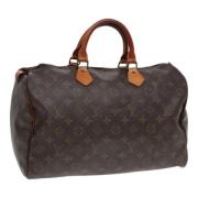 Louis Vuitton Vintage Pre-owned Canvas louis-vuitton-vskor Brown, Dam