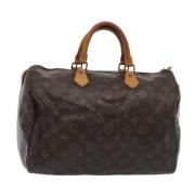 Louis Vuitton Vintage Pre-owned Canvas louis-vuitton-vskor Brown, Dam