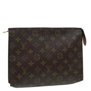 Louis Vuitton Vintage Pre-owned Canvas necessrer Brown, Dam