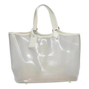 Louis Vuitton Vintage Pre-owned Vinyl totevskor White, Dam