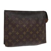 Louis Vuitton Vintage Pre-owned Canvas necessrer Brown, Dam