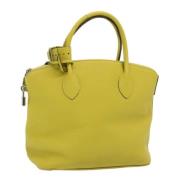 Louis Vuitton Vintage Pre-owned Laeder totevskor Yellow, Dam