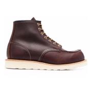 Red Wing Shoes Klassiska Moc Toe Snörstövlar Brown, Herr