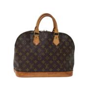 Louis Vuitton Vintage Pre-owned Canvas handvskor Brown, Dam