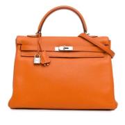 Hermès Vintage Pre-owned Laeder handvskor Orange, Dam