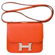 Hermès Vintage Pre-owned Laeder axelremsvskor Orange, Dam