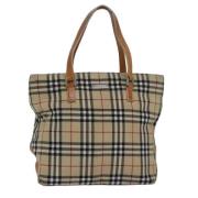 Burberry Vintage Pre-owned Canvas handvskor Brown, Dam