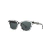 Garrett Leight Kristall Grå Acetat Solglasögon Gray, Unisex