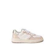 Crime London Nude Sunglow Läder Sneakers för Kvinnor Beige, Dam