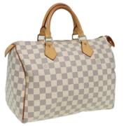 Louis Vuitton Vintage Pre-owned Canvas louis-vuitton-vskor Beige, Dam