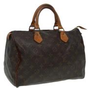 Louis Vuitton Vintage Pre-owned Canvas louis-vuitton-vskor Brown, Dam