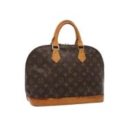 Louis Vuitton Vintage Pre-owned Canvas handvskor Brown, Dam