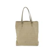 Fendi Vintage Pre-owned Canvas fendi-vskor Beige, Dam