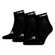 Head Kvartal 3Pack Strumpor Black, Unisex