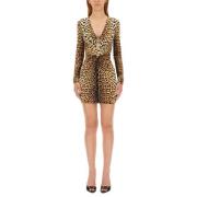 Roberto Cavalli Bodycon Mini Klänning Multicolor, Dam