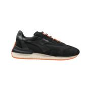 Diadora Stiliga svarta sneakers Black, Herr