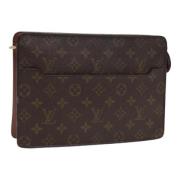 Louis Vuitton Vintage Pre-owned Canvas kuvertvskor Brown, Dam