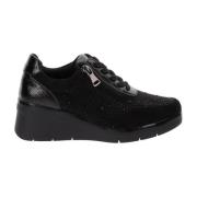 Cinzia Soft Dam Sneakers i Konstläder Black, Dam