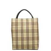 Burberry Vintage Pre-owned Canvas totevskor Yellow, Dam