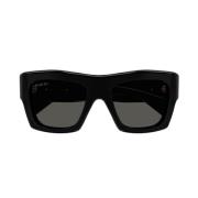 Gucci Fyrkantiga Svarta Solglasögon Gg1772S Modell Black, Unisex