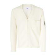 C.p. Company Alpacka Ull Stickad Kofta Beige, Herr