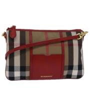 Burberry Vintage Pre-owned Laeder axelremsvskor Red, Dam