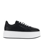 Hogan Svarta Skyscraper Sneakers Urban Chic Black, Dam