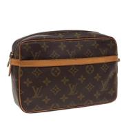 Louis Vuitton Vintage Pre-owned Canvas kuvertvskor Brown, Dam