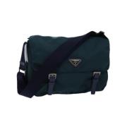 Prada Vintage Pre-owned Nylon prada-vskor Green, Dam