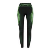 Misbhv Leggings med Logo Green, Dam