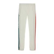 Lacoste Stiliga vita polyesterjoggers White, Herr