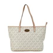 Michael Kors Pre-owned Pre-owned Plast handvskor Beige, Dam