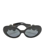 Versace Pre-owned Pre-owned Acetat solglasgon Black, Dam