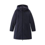 Woolrich Firth Parka - Håll dig varm och torr med stil Blue, Dam