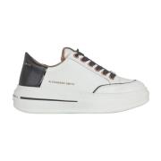 Alexander Smith Stiliga Sneakers i Vit och Svart White, Dam